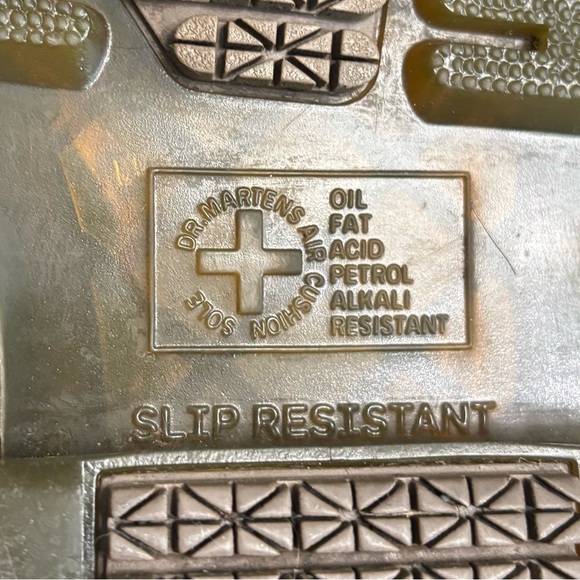 Dr. Martens 1461 Slip Resistant Black Leather Oxfords Cushion Sole Shoes Size 5 - Picture 7 of 11